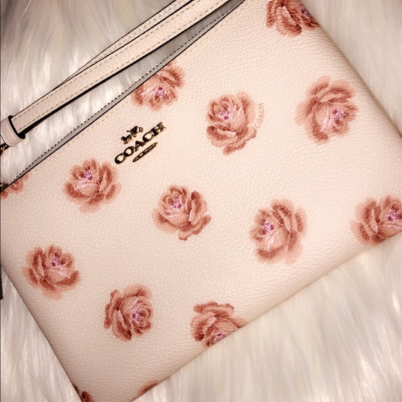 Coach Handbags - *SALE*Authentic Coach Floral Wristlet
